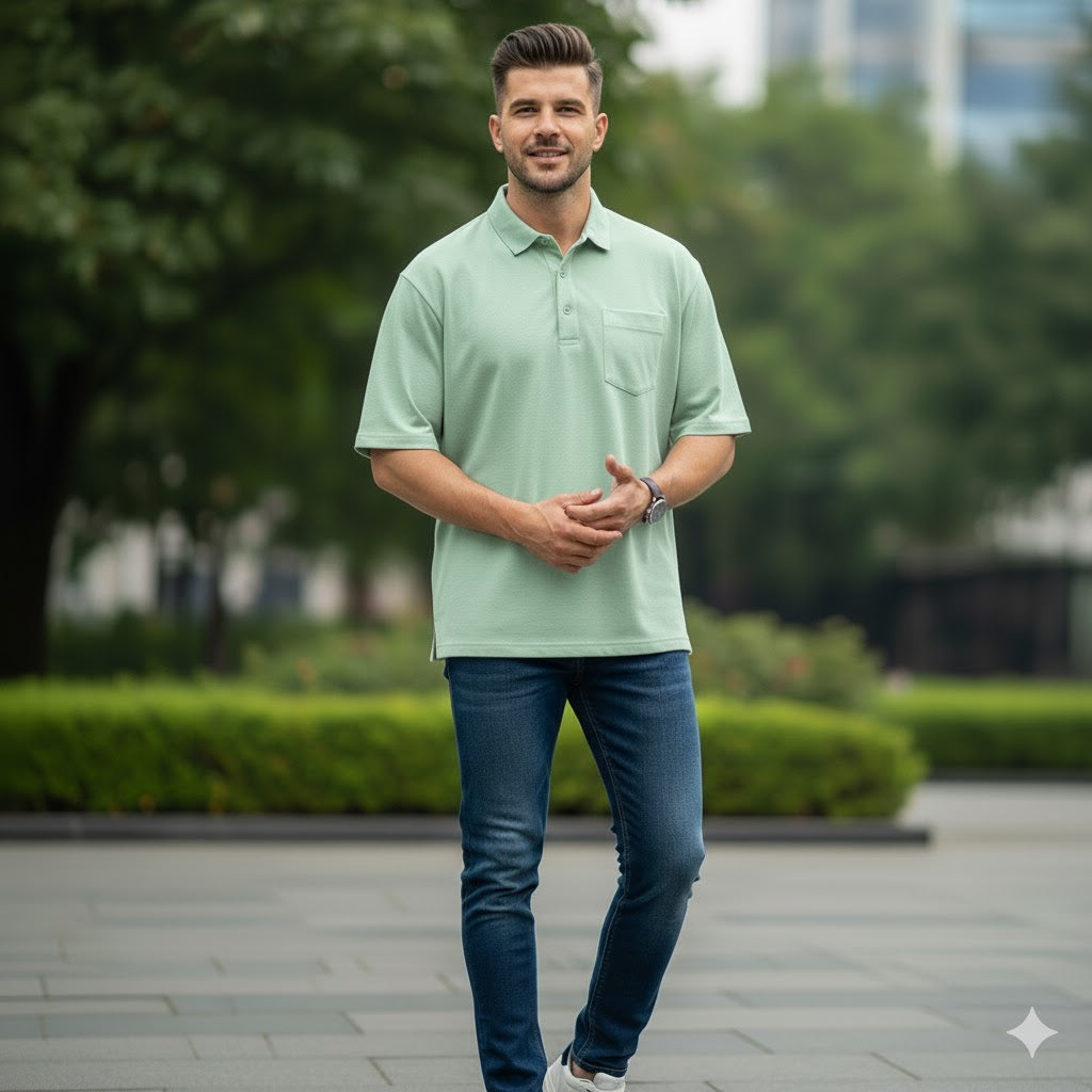 Polera Polo Pique Talla Extragrande